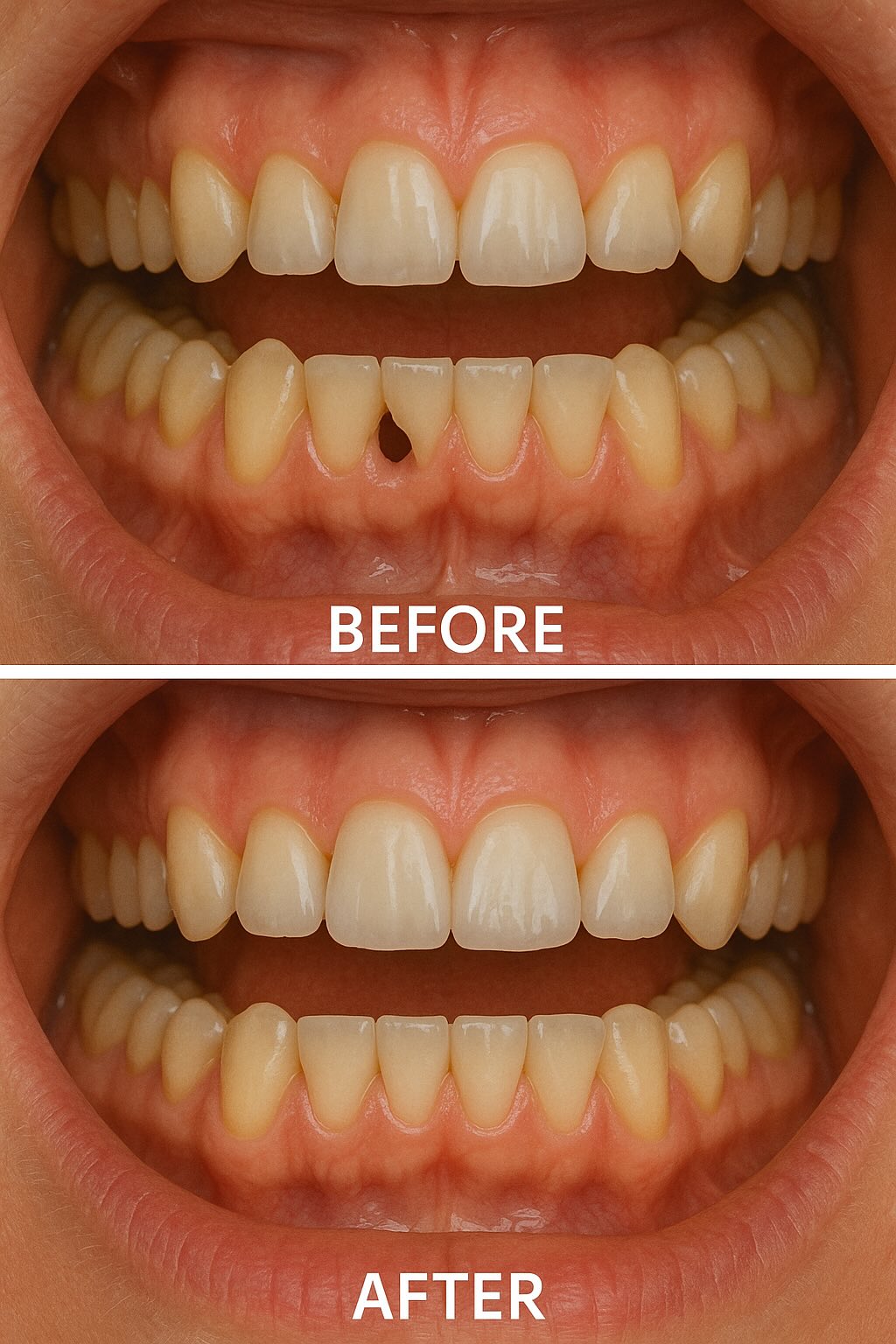 Single tooth implant treatment