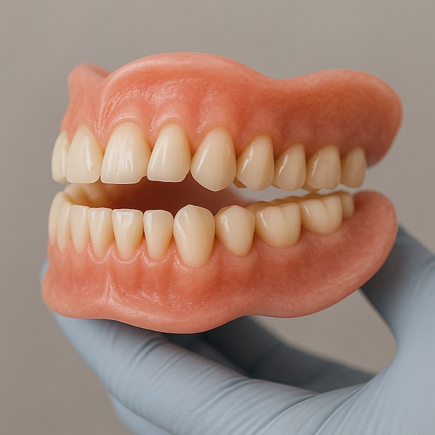 Modern natural-looking dentures at Apex Dental Clinic Chembur