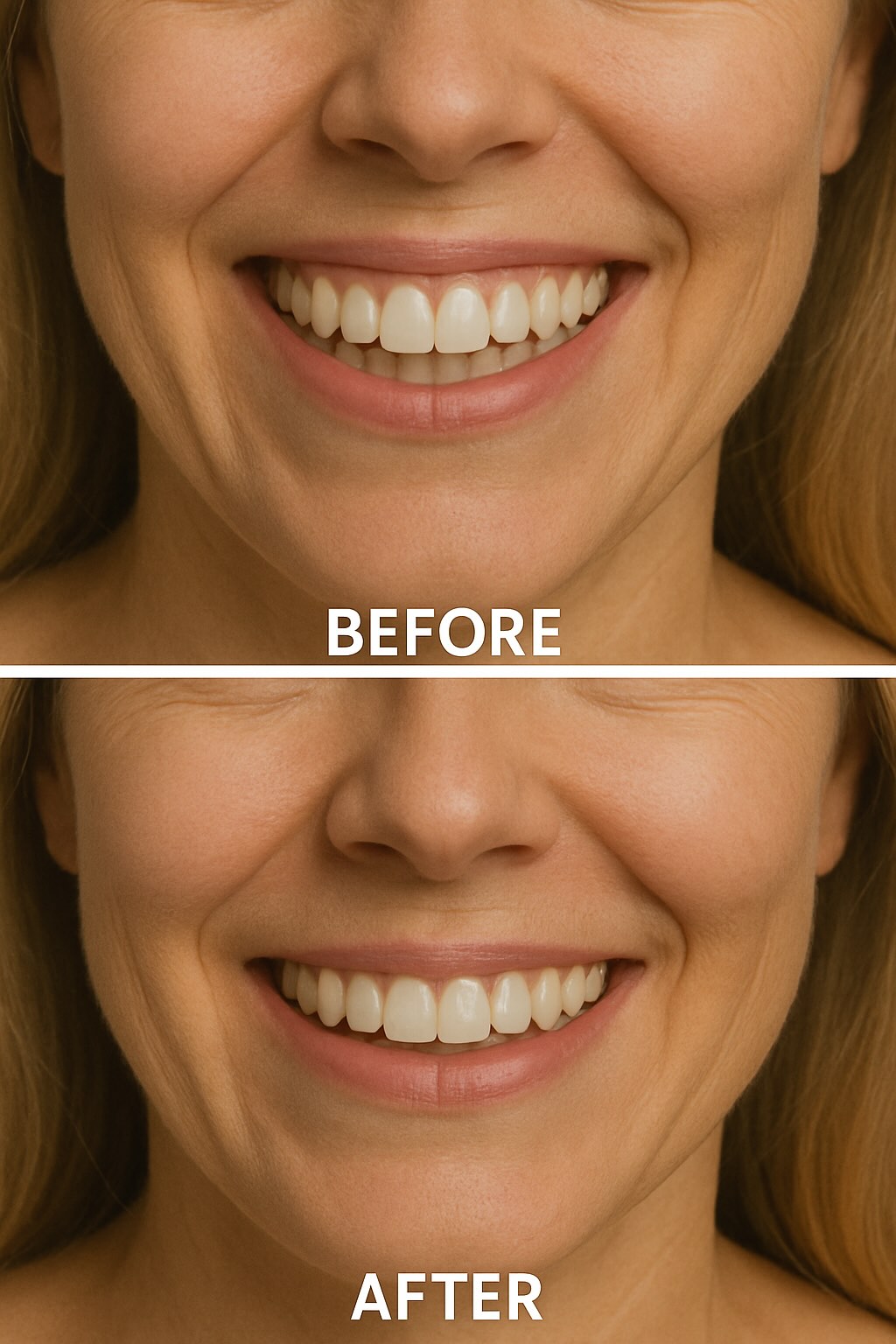 Gummy smile treatment before and after at Apex Dental Clinic Chembur